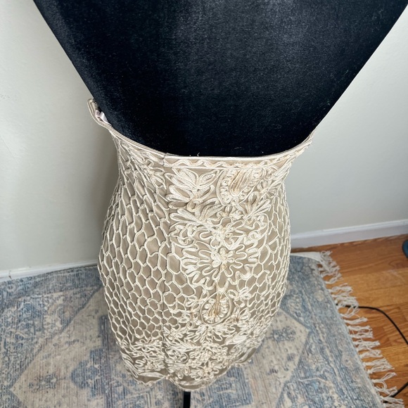 Sue Wong Strapless Embroidered Cocktail Dress - Picture 8 of 9